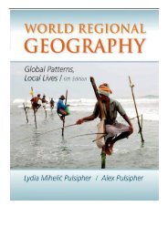 eBook World Regional Geography Global Patterns Local Lives Free online