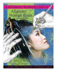 PDF Download A Colorful Introduction to the Anatomy of the Human Brain A Brain and Psychology Coloring