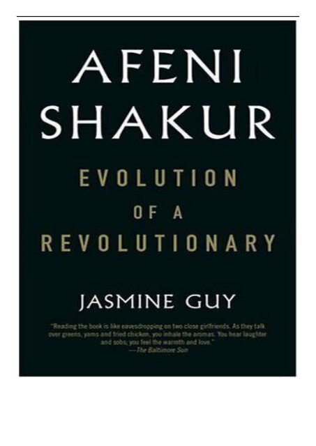 PDF Download Afeni Shakur Evolution of a Revolutionary Free online