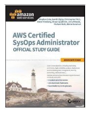 PDF Download AWS Certified SysOps Administrator Official Study Guide Associate Exam Free eBook