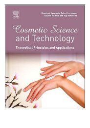 PDF Download Cosmetic Science and Technology Theoretical Principles and Applications Free eBook