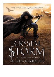 PDF Download Crystal Storm A Falling Kingdoms Novel Free eBook