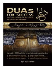 PDF Download DUAs for Success 100+ DUAs prayers and supplications from Quran and Hadith Free online