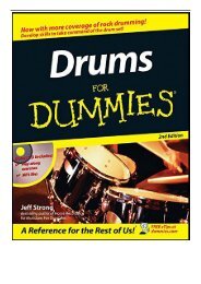 PDF Download Drums For Dummies Free eBook