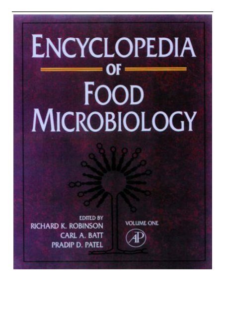 PDF Download Encyclopedia of Food Microbiology Free eBook