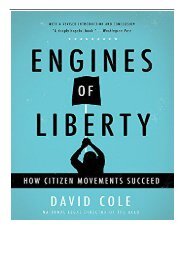 PDF Download Engines of Liberty How Citizen Movements Succeed Free books