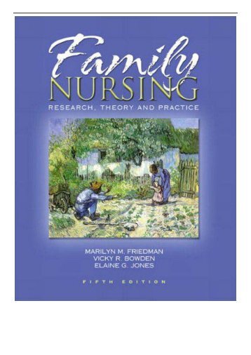 PDF Download Family Nursing Research Theory and Practice Family Nursing Research Theory  Practice Friedman