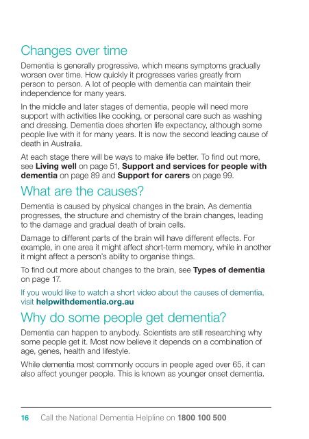 Dementia Australia | The Dementia Guide