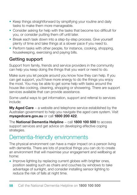 Dementia Australia | The Dementia Guide