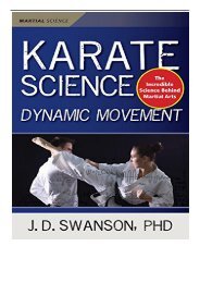 PDF Download Karate Science Dynamic Movement Martial Science Free books
