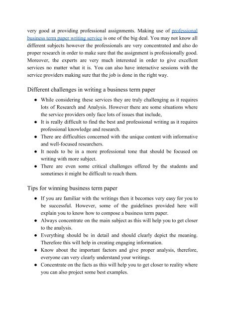 Professional Term Paper Writers: How to Get Help from Experts