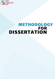 Methodology For Dissertation Sample