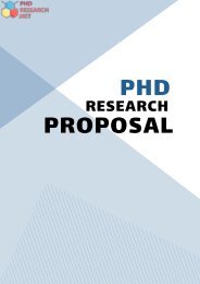 PhD Research Proposal Sample