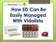 Safely Manage ED With Vidalista And Get Long-Lasting Erection