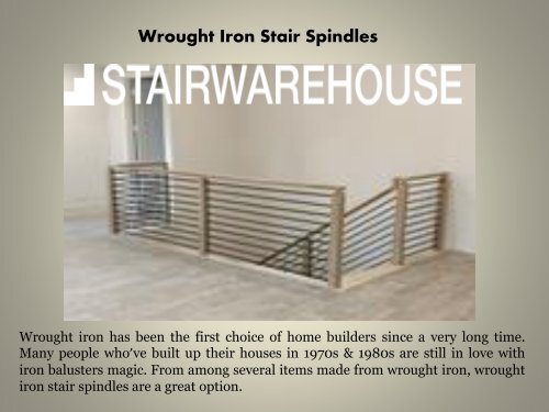 Wrought Iron Stair Spindles