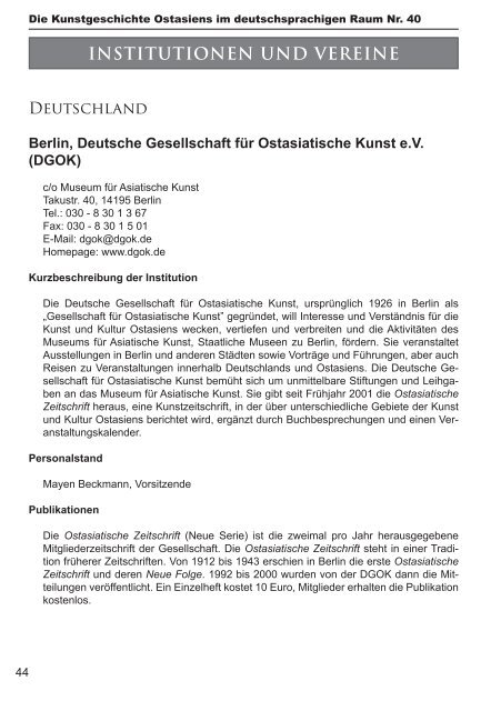 die kunstgeschichte ostasiens im deutschsprachigen raum