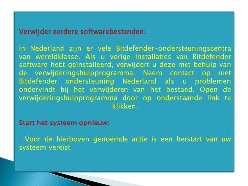 Bitdefender ondersteuning biedt stap voor stap instructies om Bitdefender 2016 te installeren