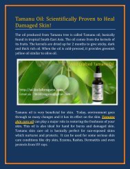 Tamanu Oil: Scientifically Proven to Heal Damaged Skin!