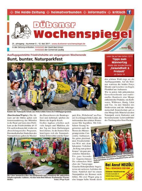Dübener Wochenspiegel - Ausgabe 08 - Jahrgang 2017
