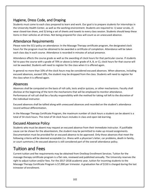 Vision, Mission, and Guiding Principles for SCUHS