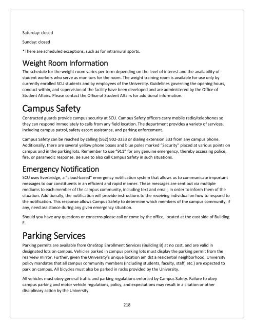 Vision, Mission, and Guiding Principles for SCUHS