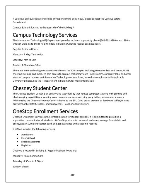 Vision, Mission, and Guiding Principles for SCUHS