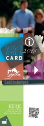 Visit Gyula Card 2018 Szálláshelyek