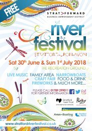 Stratford River Festival Brochure 2018