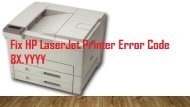 Call 1-800-597-1052 How To Fix HP LaserJet Printer Error Code 8X.YYYY