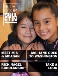 Blue Door Bulletin | Summer 2018