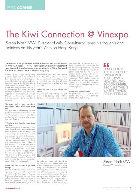 Vinexpo Daily 2018 - Review Edition