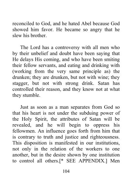 Testimonies to Ministers and Gospel Workers - Ellen G. White
