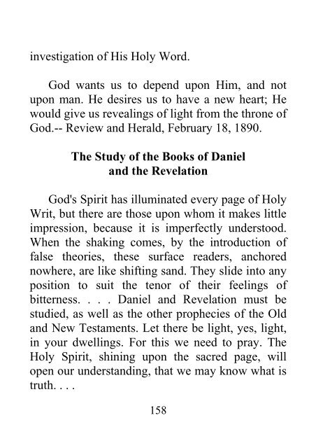 Testimonies to Ministers and Gospel Workers - Ellen G. White