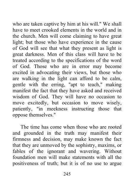 Testimonies to Ministers and Gospel Workers - Ellen G. White