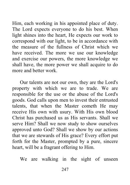 Testimonies to Ministers and Gospel Workers - Ellen G. White