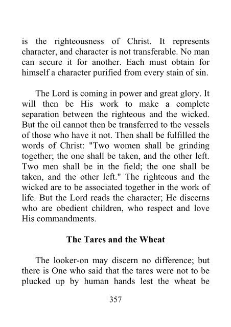 Testimonies to Ministers and Gospel Workers - Ellen G. White