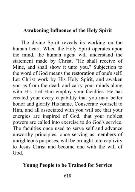 Testimonies to Ministers and Gospel Workers - Ellen G. White