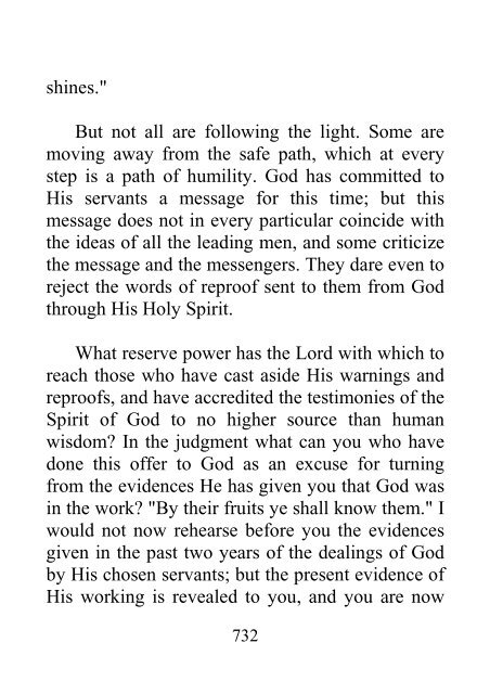 Testimonies to Ministers and Gospel Workers - Ellen G. White