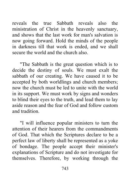 Testimonies to Ministers and Gospel Workers - Ellen G. White