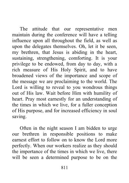 Testimonies to Ministers and Gospel Workers - Ellen G. White