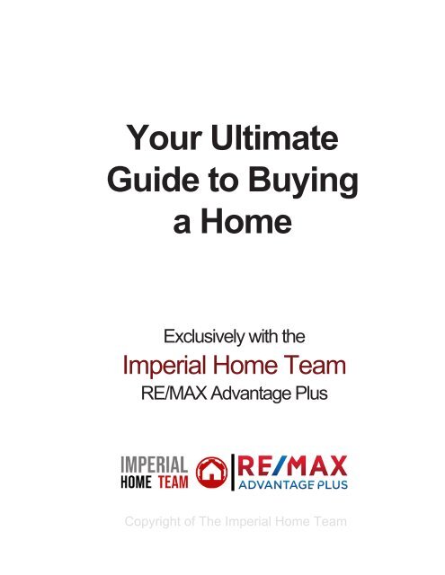 Imperial Home Team Buyer Packet
