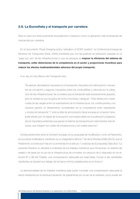 Adecuación del Sistema Español y su Aplicación en la Red ... - Aseta