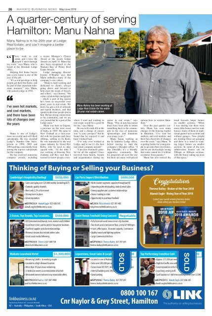 Waikato Business News May/June 2018