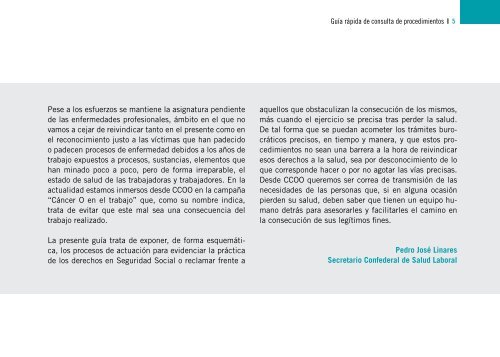 Guía rápida de consulta de procedimientos - Istas - CCOO