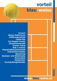 Vorteil-Blau-Weiss Clubzeitung 2006 (pdf-file size - Tennisclub Blau ...