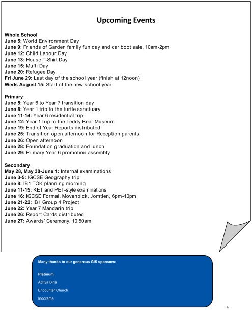 GIS Newsletter May 2018