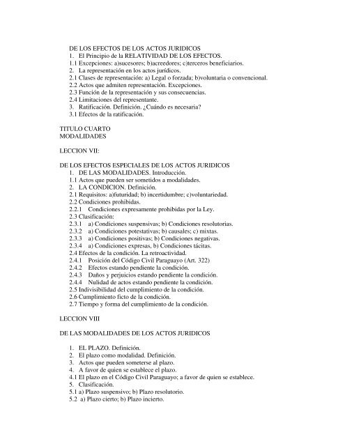 Derecho Civil (Obligaciones) - Facultad de Derecho - Universidad ...