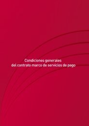 Condiciones generales del contrato marco de servicios de pago