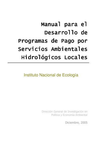 Manual para el Desarrollo de Programas de Pago - Instituto ...