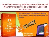 Avast Ondersteuning Telefoonnummer Nederland –Meer informatie over de uitstekende voordelen van Antivirus